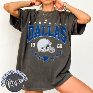 Dallas Football Heritage Style Comfort Colors Tee 166